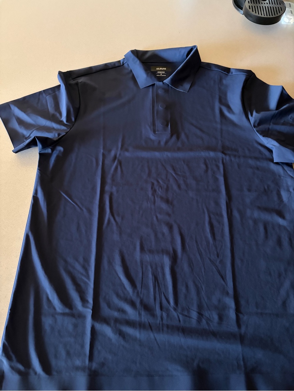 Alfani Men's Dark Navy Performance Polo